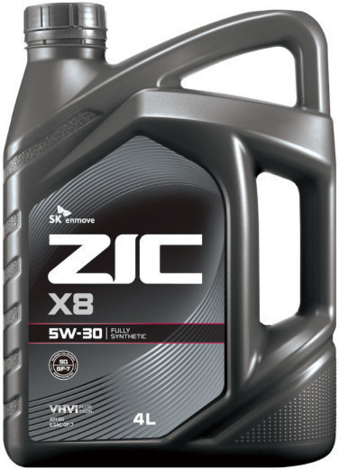 지크 SK엔무브 X8 엔진오일, 1개, 5w30, 4L
