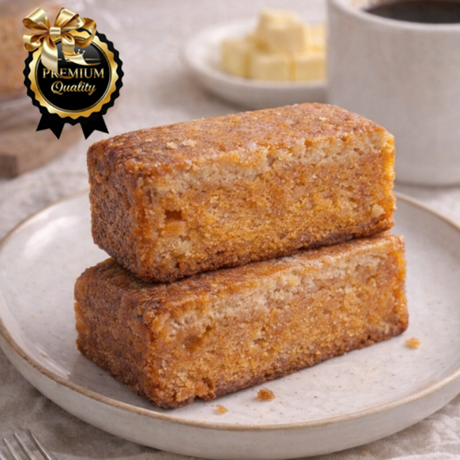 진한 황치즈 풍미가 꾸덕하게 녹아내리는 깊고 리치한 수제 황치즈버터바, 10개, 65g