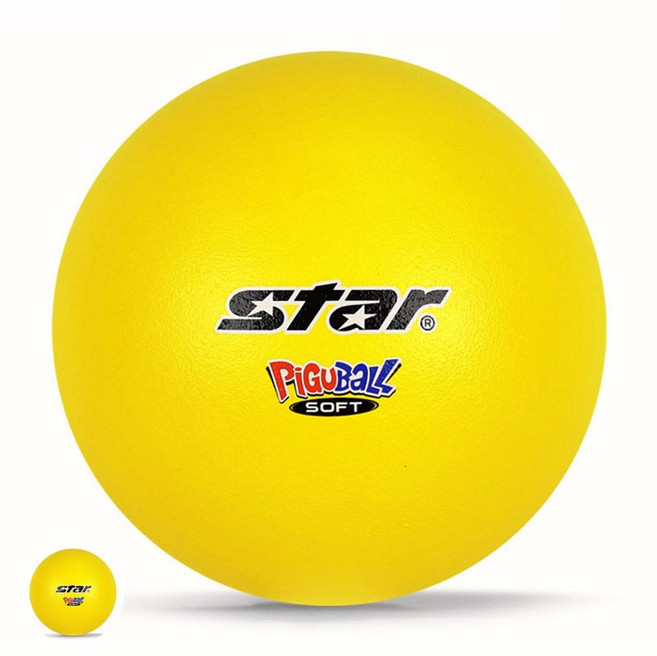 실내배구공 안전 초보자비치발리볼 피구공 연습용 소프트 사이즈 피구공 소프트 4호 노랑