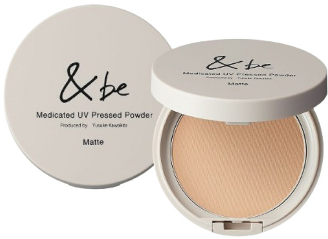 and be 透亮美白蜜粉餅UV防曬定妝礦物彩妝, 1個, 藥用UV蜜粉餅（SPF50+）