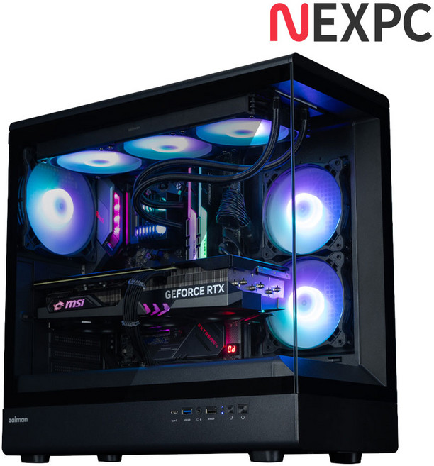 [넥스피씨] E214 조립PC | AMD 9800X3D + RTX 5080 WIFI | 게이밍 데스크탑 본체, OS 없음, 1TB, 32GB, 지포스 RTX 5080