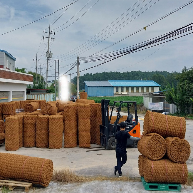 친환경 야자매트(고정핀증정) 폭 06~2m/길이 1m 3m, 60cm, 1개