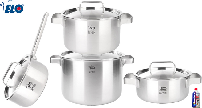 ELO 통5중 IH 스텐냄비 이엘오 인덕션냄비 4종세트 프리미엄 리미티드에디션, 1개, 상세 설명 참조, 상세 설명 참조