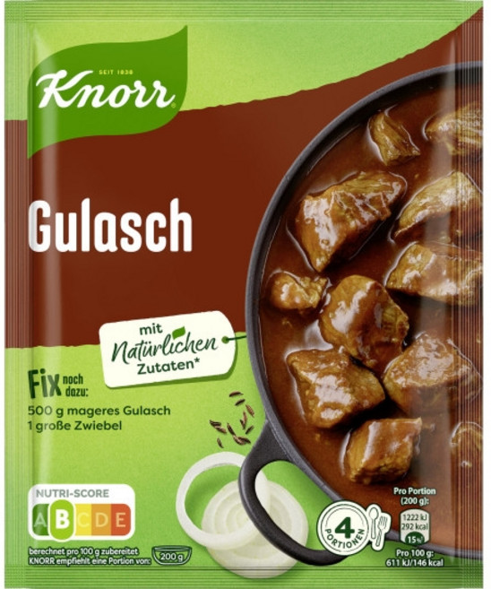 크노르 굴라쉬 소스 49g, 1개