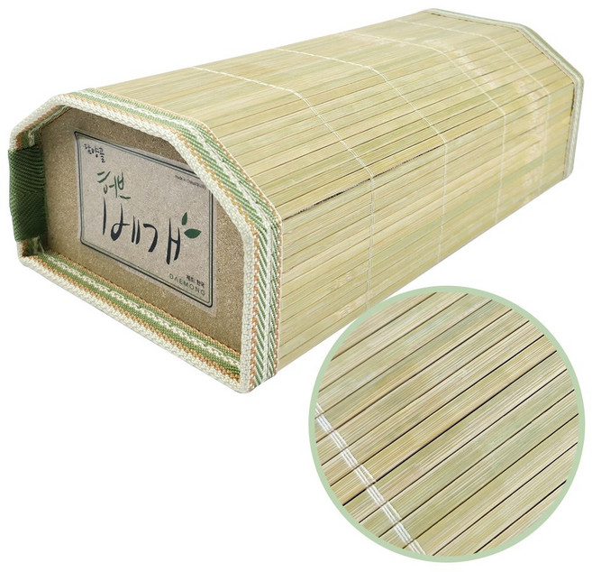 국내생산 시원한 여름용 통풍 대나무 베개 청대기피 육각베개