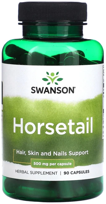 Swanson 쇠뜨기 500mg 캡슐 90정, 1개 - 쿠팡