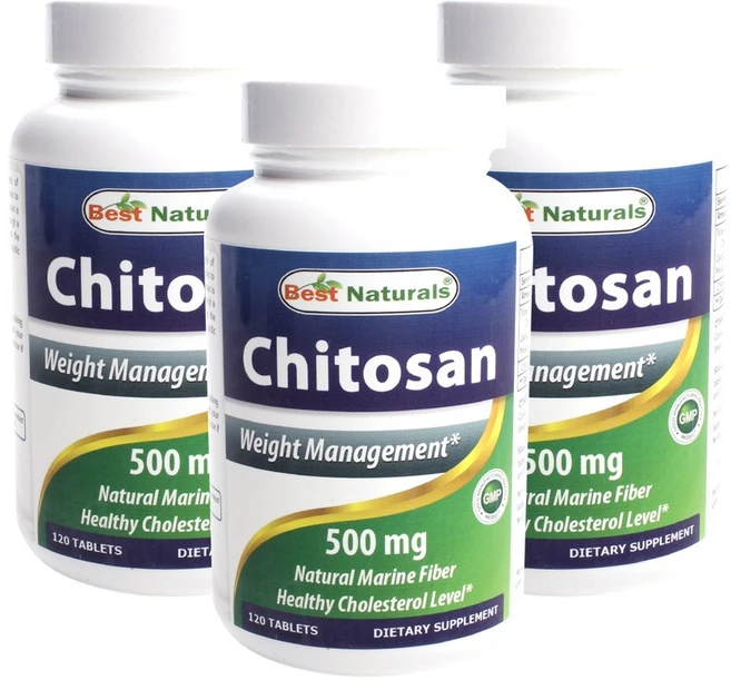 베스트네츄럴스 키토산 500mg 타블렛, 120정, 3개 - 쿠팡