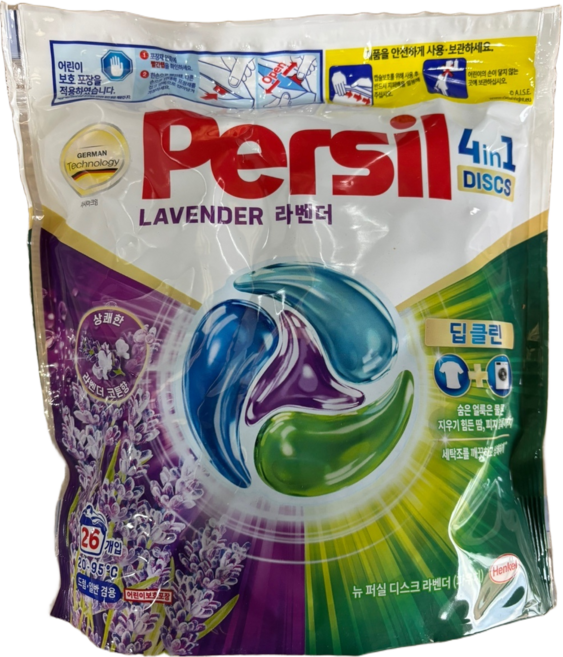 퍼실 디스크 캡슐세제 라벤더, 26개입, 2개