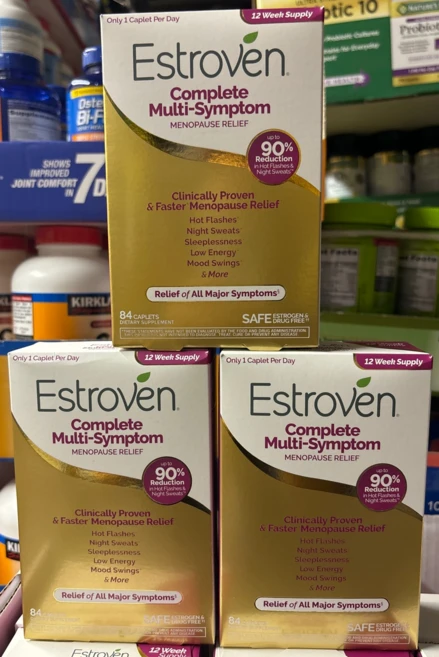 [사은품증정] 에스트로벤 갱년기 여성용 메노포즈 개선 84정 Estroven Complete Multi-Symptom Menopause Relief 84 CapS, 3개 - 쿠팡