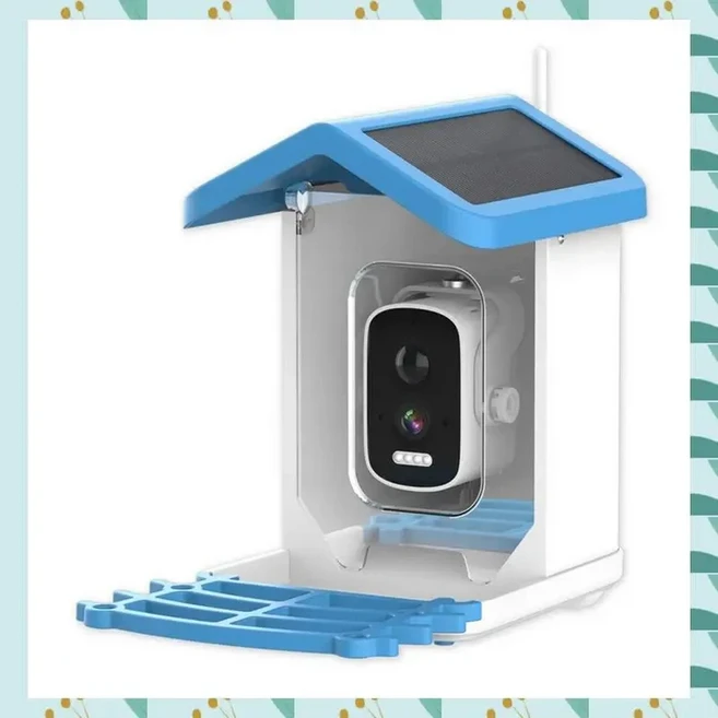 A71P 스마트 새 모이통 5MP HD AI 인식 태양광 저전력