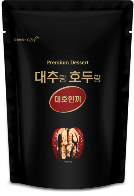 대추 호두 건강간식 아침 대용 고급 간식 대추호두말이 맛있는 호두품 단백질 영양 웰빙 대호한끼 무방부제, 180g, 1개