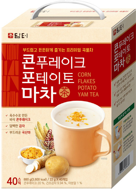 담터 콘푸레이크 포테이토 마차, 22g, 40개입, 1개