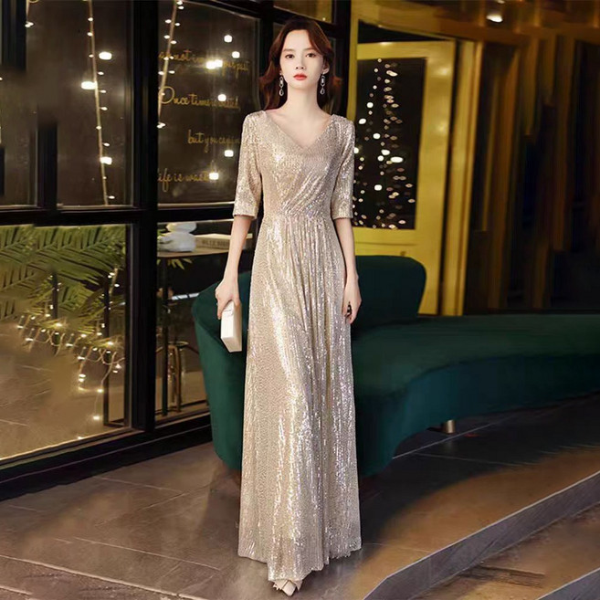 ASURE 여자 디너 파티 드레스 공연복 돌잔치 결혼식 약혼식