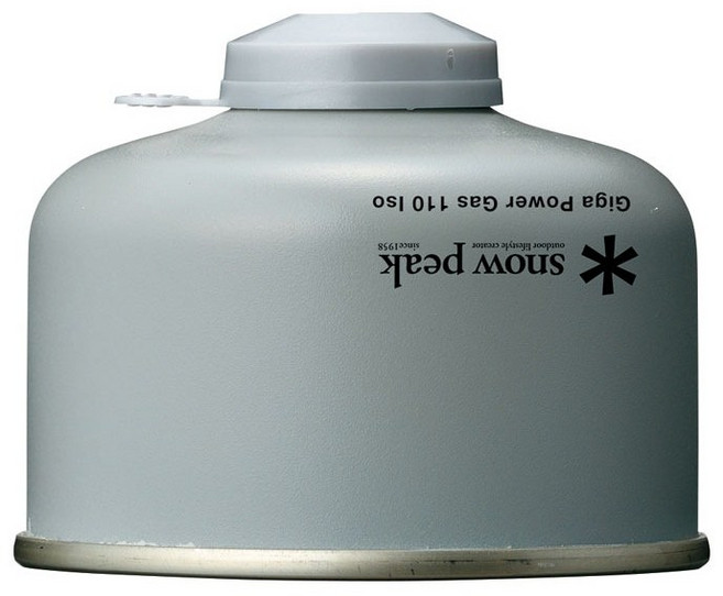 snow peak Giga Power Gas 110 Iso 標準型瓦斯, 110g, 3個