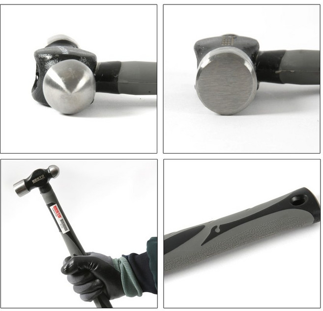 볼핀망치 충격흡수망치290mm 자동차정비 차량정비 못망치, 단품, 1개