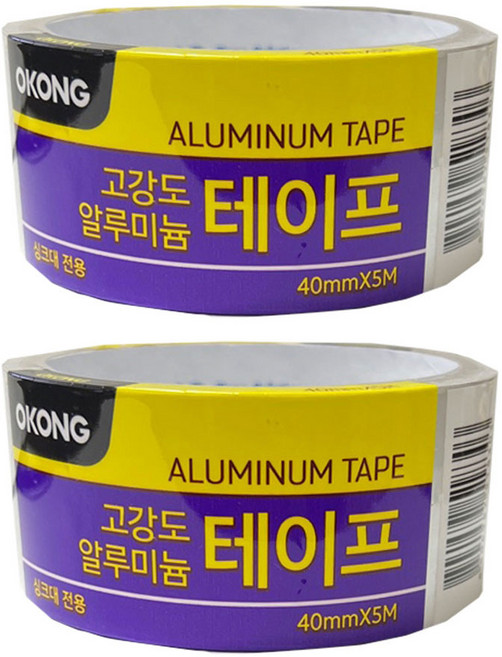 오공 고강도 알루미늄테이프, 2개