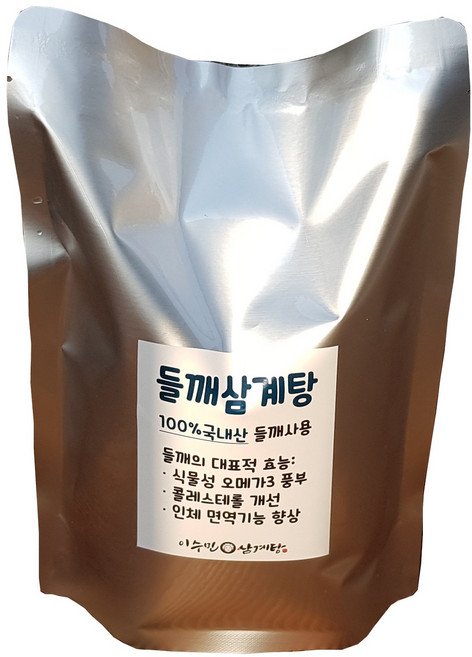 [이수민삼계탕] 들깨삼계탕 100% 국내산 들깨 냉동, 1.15kg, 1개