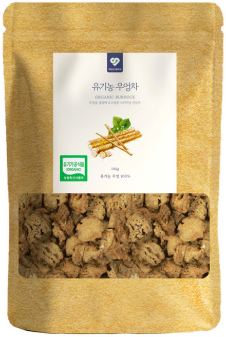 국산 유기농 볶은 우엉차 말린 우엉 볶음 100g 1개입, 1개