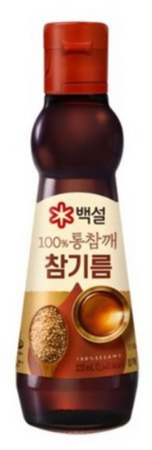 백설 100% 통참깨 참기름, 320ml, 5개