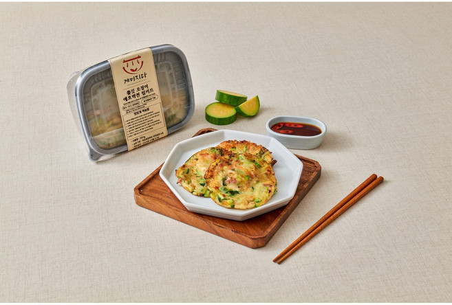 오징어 애호박전 밀키트 1팩 600g, 오징어 애호박전 밀키트 1팩 (600g), 1개