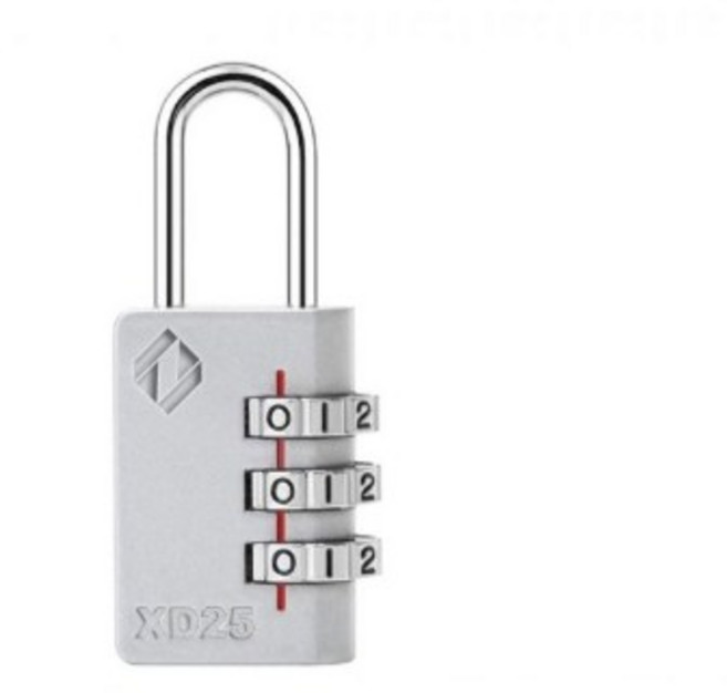 미네끄네 철통보안 다이얼 열쇠 부식방지 자커자물쇠, 1개