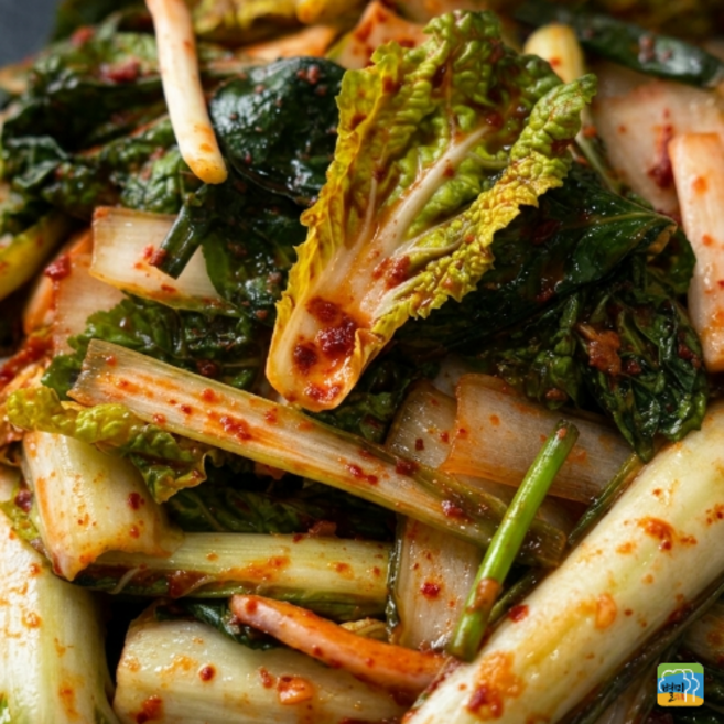 [당일생산/당일발송] 봄내음 가득한 얼갈이겉절이 100%국내산, 1개, 1kg