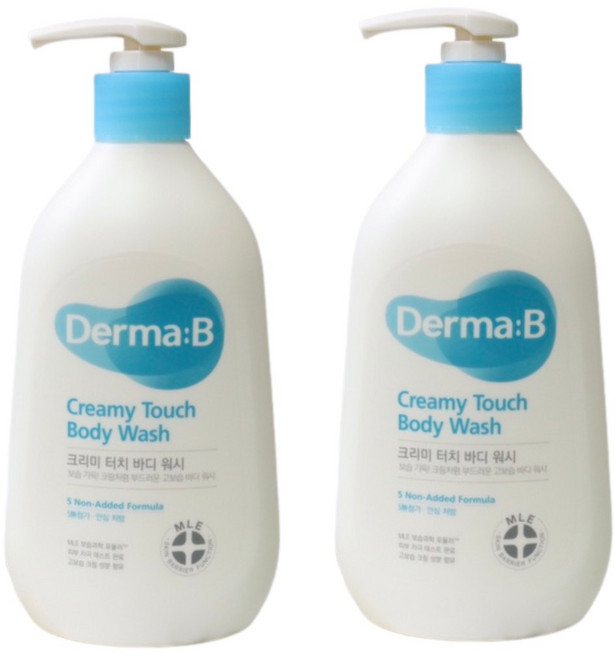 [블리샵]1+1 더마비 크리미 터치 바디워시 400ml 순한 저자극바디클렌저
