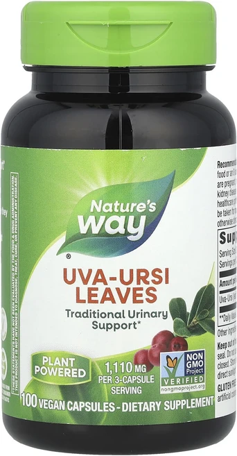 건강챙기세요 Nature's Way 우바우르시잎 베지 캡슐 100정(캡슐 1정당 370mg) 백살까지오래오래, NaturesWay우바우르시잎베지캡슐100정캡슐1정당3, 1개 - 쿠팡