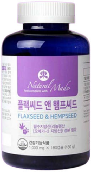 내추럴라이즈 플랙시드오일 플러스 1000 180캡슐 6개월분 아마씨유 필수지방산 리놀렌산, 자체브랜드, 1개, 180정