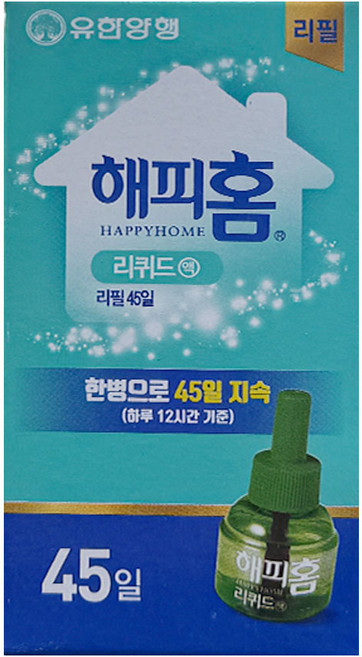 해피홈리퀴드 살충액 리필 45일, 1개