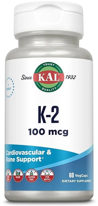 Kal Mcg K2 Mk-7 태블릿 100개 60개, Kal Mcg K2 Mk-7 태블릿 100개, 60개, 1개, 100정 - 쿠팡