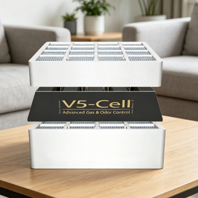 호환 아이큐에어 필터 프리맥스 V5-Cell 하이퍼헤파 공기청정기 필터 헬스프로 HP100 HP150 HP250 교체, 1개, 하이퍼헤파필터