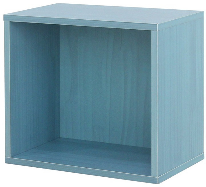 에이치엔하나 공간박스 1단2단3단4단 책장 칼라박스 낮은책장 수납형서랍, 공간1단(하늘)