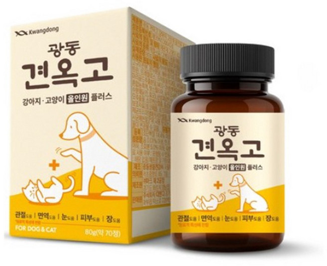 광동 견옥고 관절 면역 눈 장건강 올인원 플러스 트릿형, 1개, 종합영양제, 70정