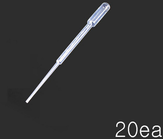 영아쿠아 미니 스포이드 3ml 브라인 스포이드 치어 약품, 20개입