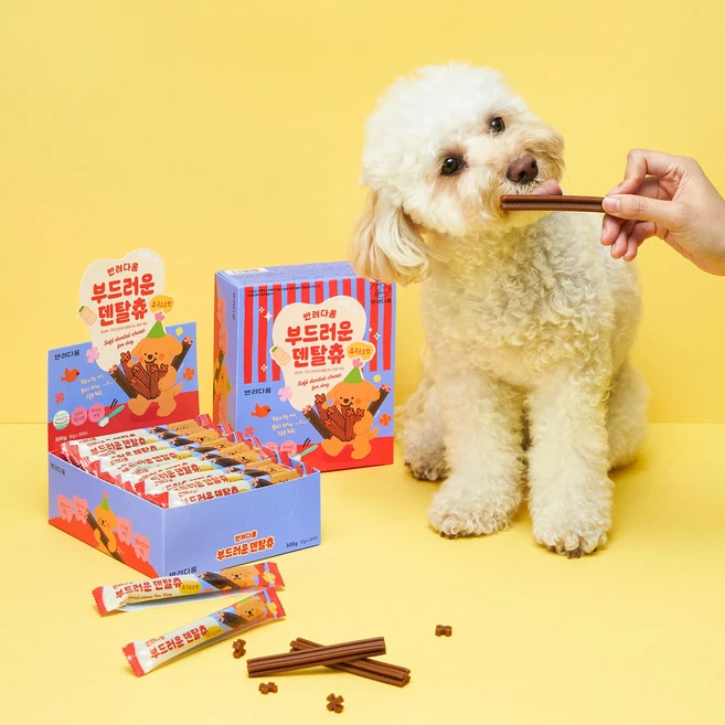 농심 반려다움 부드러운 덴탈츄 300g (30개입), 30개, 10g, 요구르트 - 쿠팡