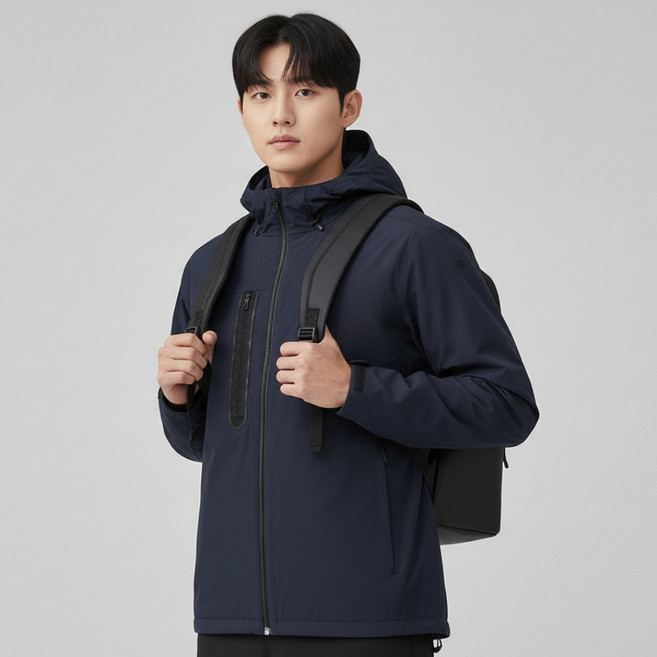 아이더 남성 바람막이 간절기 기능성 방풍 등산 러닝 자켓 후드