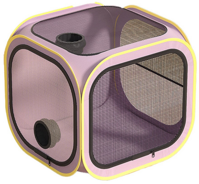 예펫 펫 드라이 룸 강아지 고양이 털 말리기 애견 건조기 목욕 드라이어 반려견 셀프 하우스 개 케어 건조, 퍼플, 1개