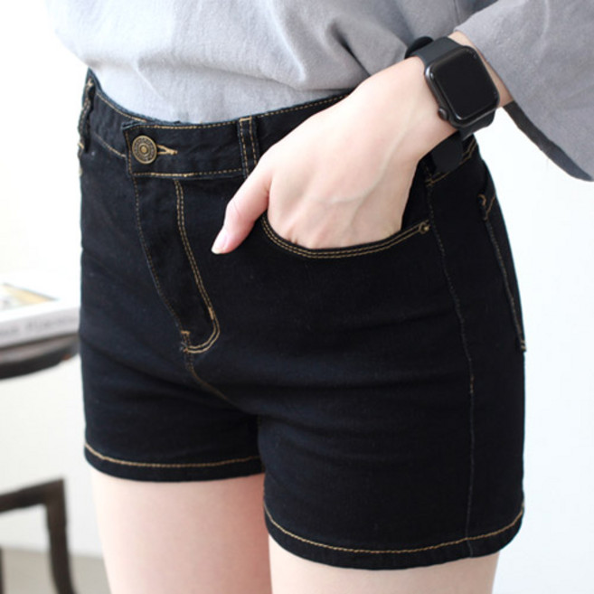 탑스웨이크 청반바지 기본 3부 스판 빅사이즈 (26~36) 2컬러 3521