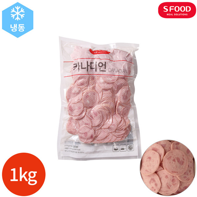 에스푸드 카나디언 슬라이스 소시지, 1개, 1kg