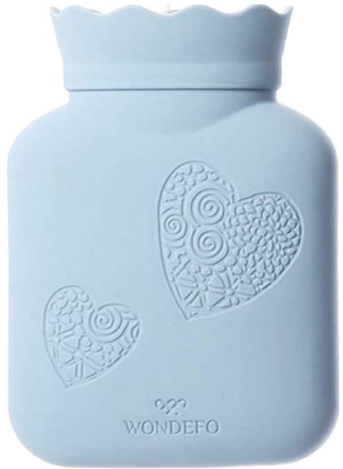 조단앤쥬디 실리콘 핫 워터 백 찜질용품 WD010 블루 S, 1개