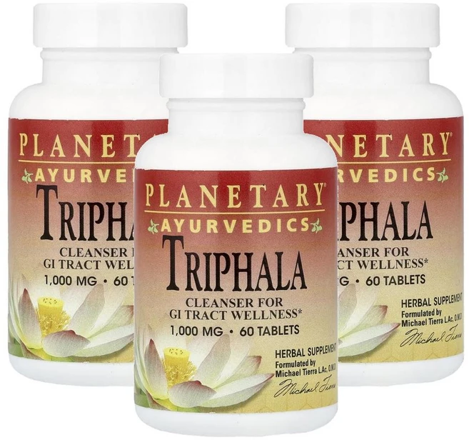 플래네터리 허벌스 아유르베딕 트리팔라 Planetary Herbals Ayurvedics Triphala 60정, 3개 - 쿠팡