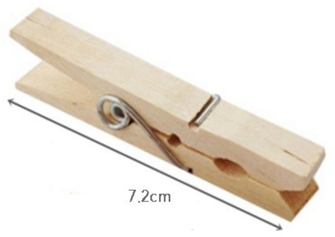 유니아트 나무집게 원목 특대, 20개, 나무색