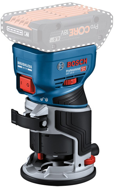 보쉬 GKF18V-8 본체 충전엣지루터 트리머 베어툴