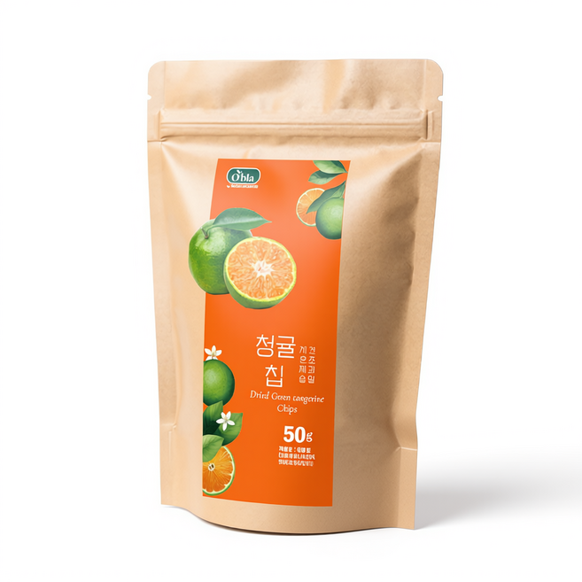 건조 청귤칩 50g 맥그로우앤마리 저온제습 워터 차 말린과일 물 건과일 청귤, 1개