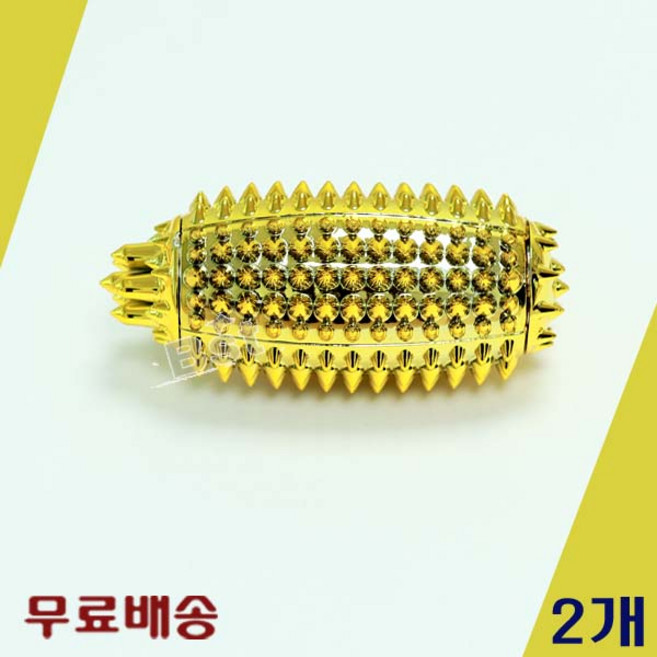 손바닥 지압 2개 마사지볼, 황금손지압기[수지침](2개), 1세트
