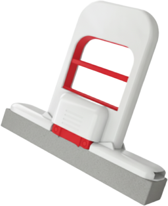 루맨조이 클린쏙 쓱싹 미니 스펀지걸레, 레드+화이트, 1개