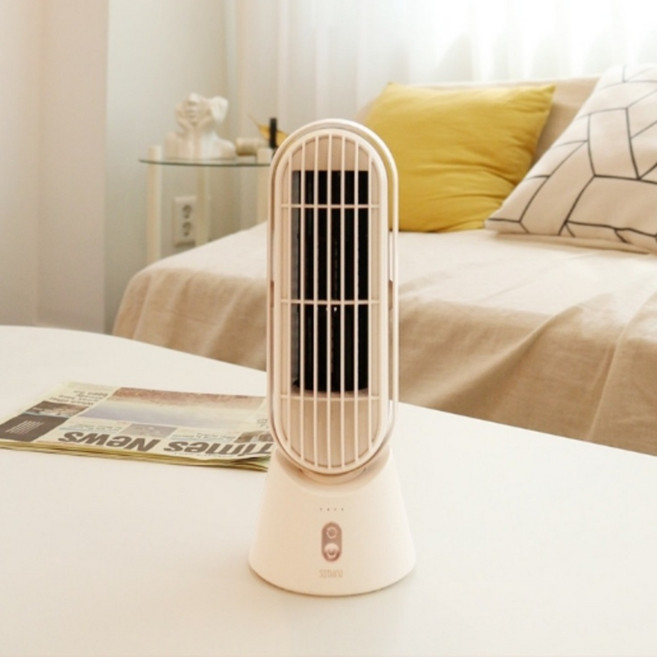 소싱 날개없는 탁상용 선풍기 무선 저소음 사무실 책상 캠핑 미니 슬림 써큘레이터