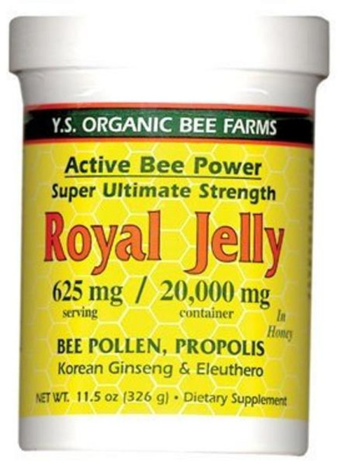 Y.S 에코비팜 울트라 메가 로얄 젤리 20000mg 326g 1개 Y.S. Eco Bee Farms Ultra Mega Strength Royal Jelly