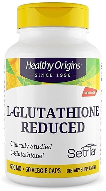 미국산 헬시오리진 엘 글루타치온 500mg 60정 L Glutathione Healthy Origins 선물증정, 1개